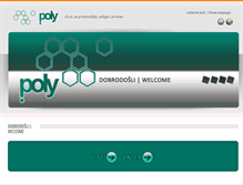 Tablet Screenshot of poly.ba